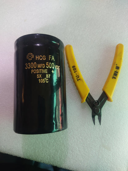 CAPICITOR 500VDC 3300MFD