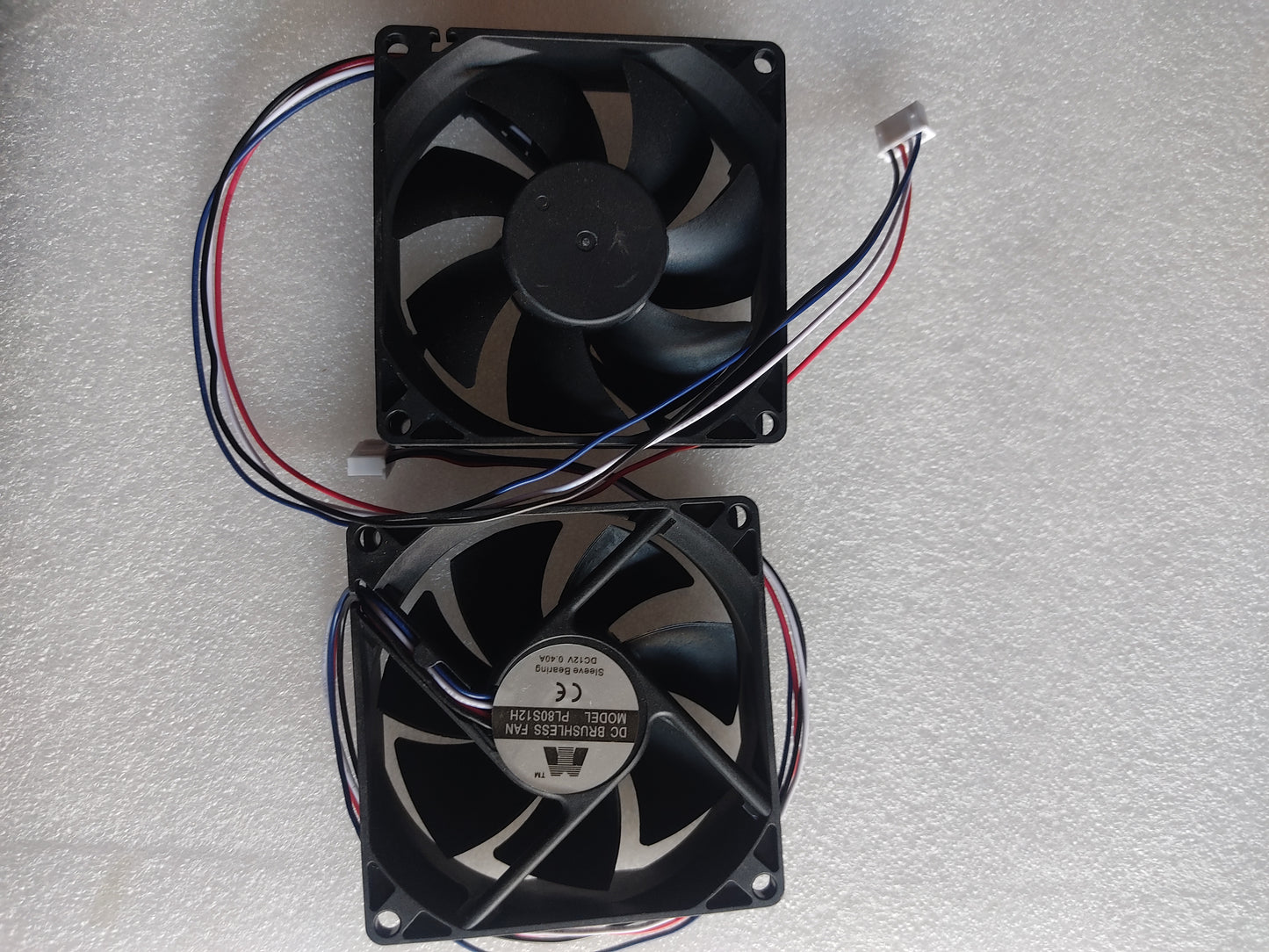 DC BRUSHLESS FAN 4pic 3" MODEL PL80512H Sleeve Bearing DC12V 0.40A CE