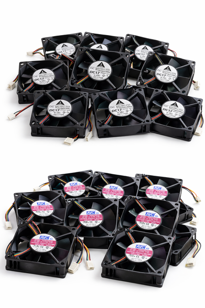 DC BRUSHLESS MODEL USED FAN AUB0812VH DC12V 0.41A DIFRENTS AMP  3"(2PIN,3,PIN,4PIN)