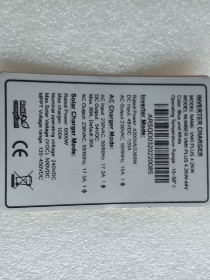 Side details sticker silver color 4KV-6 KV